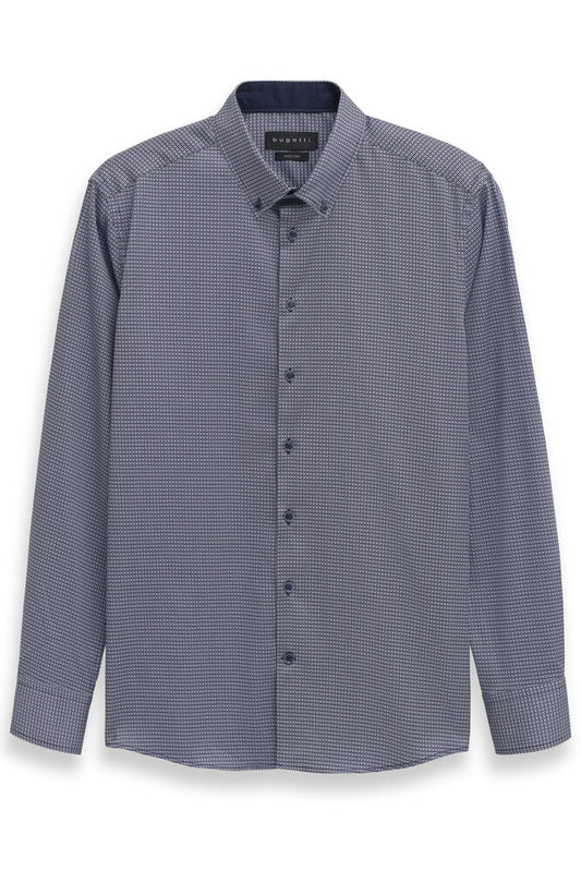 Bugatti Printed Smart Casual Shirt - Matt O'Brien Fashions
