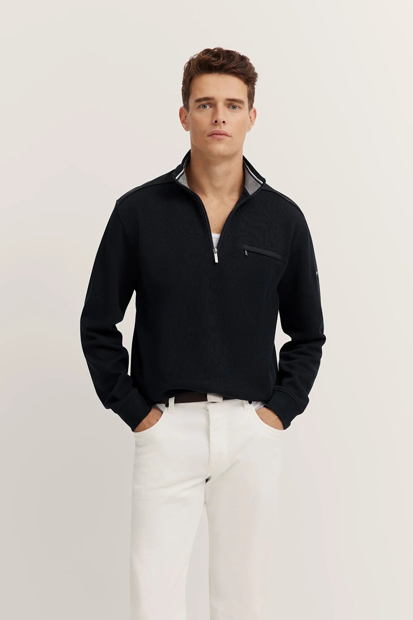 Bugatti Quarter Zip Sweatshirt - Matt O'Brien Fashions