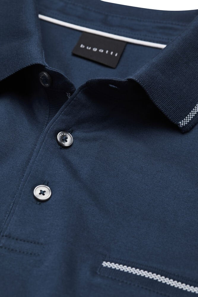 Bugatti Tipped Polo - Matt O'Brien Fashions