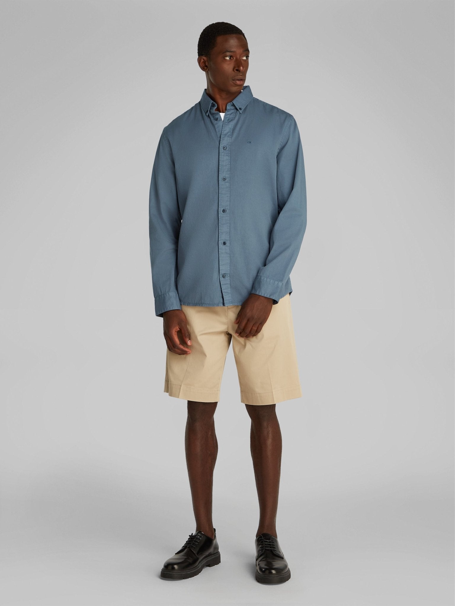Calvin Klein Garment Dyed Twill Shirt - Matt O'Brien Fashions