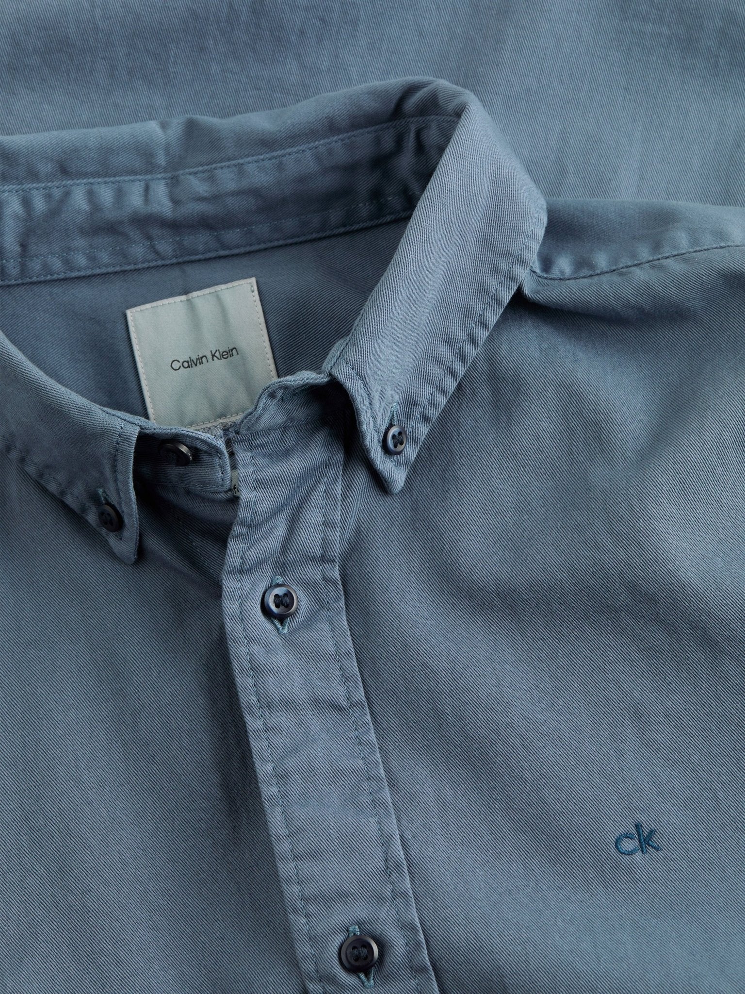 Calvin Klein Garment Dyed Twill Shirt - Matt O'Brien Fashions