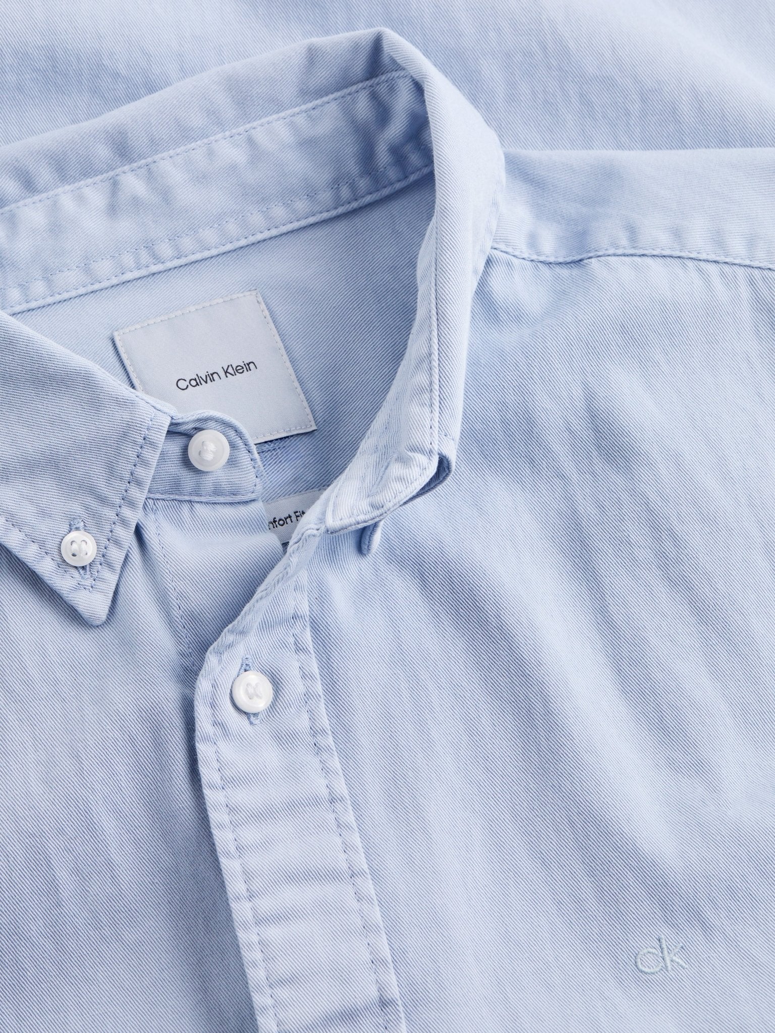 Calvin Klein Garment Dyed Twill Shirt - Matt O'Brien Fashions