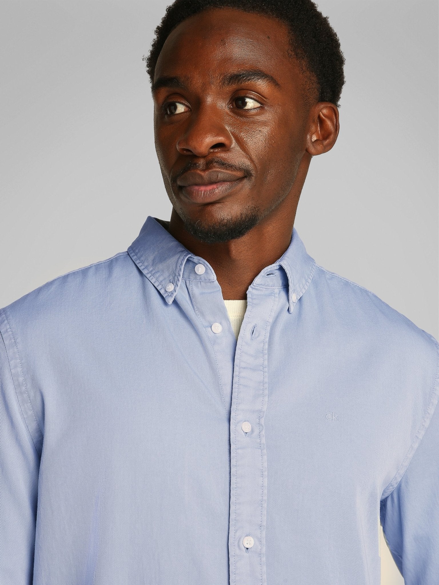 Calvin Klein Garment Dyed Twill Shirt - Matt O'Brien Fashions