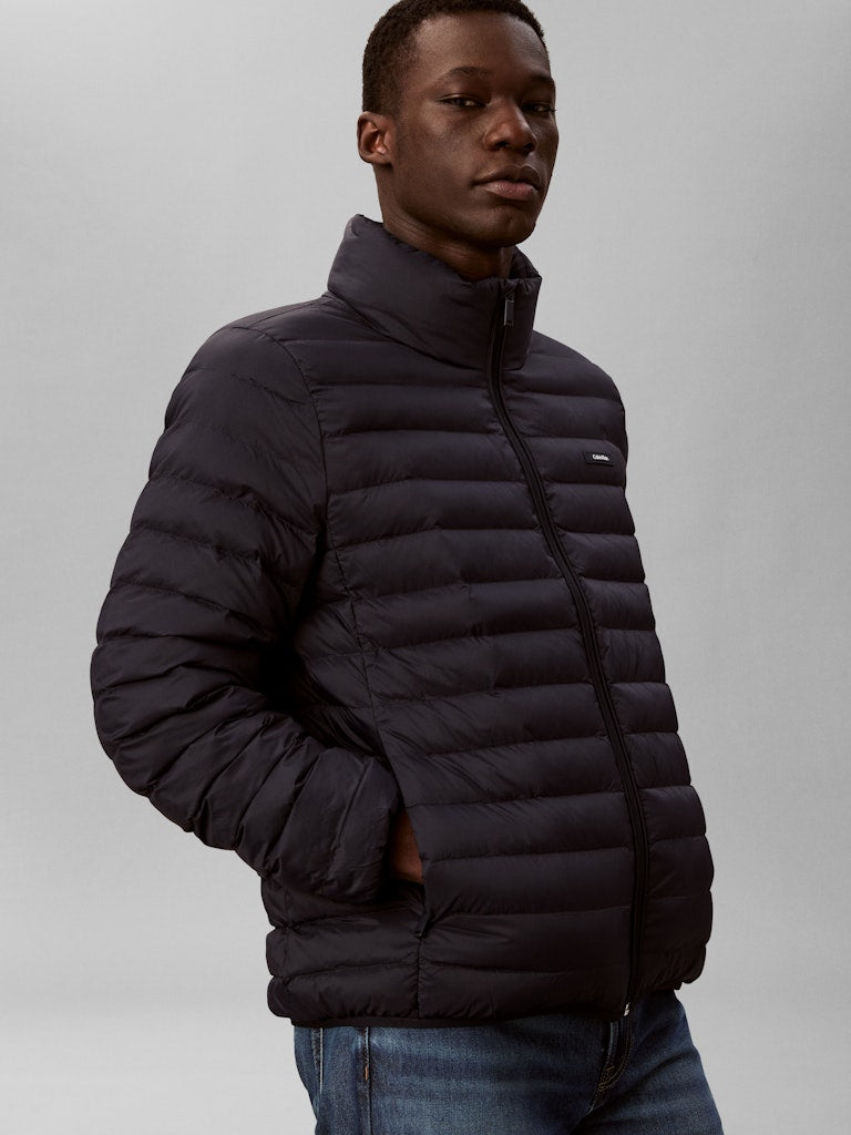 Calvin Klein Light Weight Channeled Puffer Jacket - Matt O'Brien Fashions