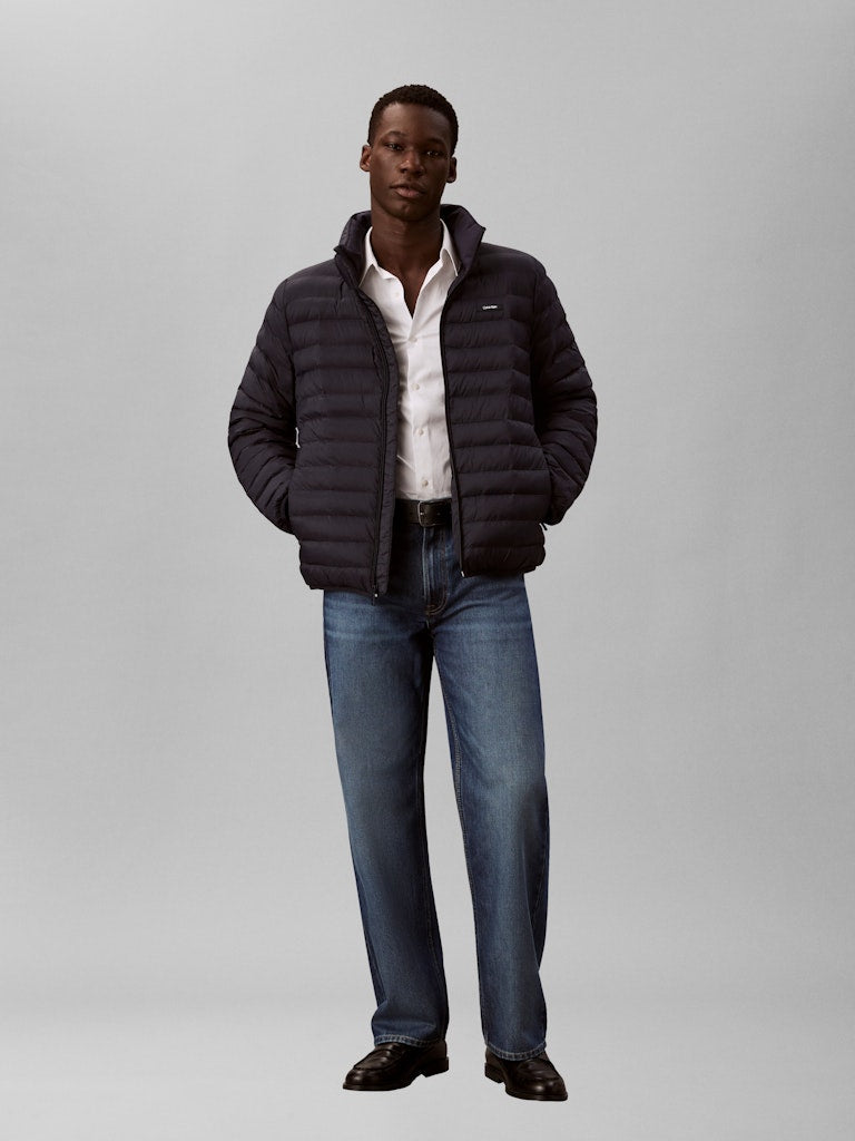 Calvin Klein Light Weight Channeled Puffer Jacket - Matt O'Brien Fashions