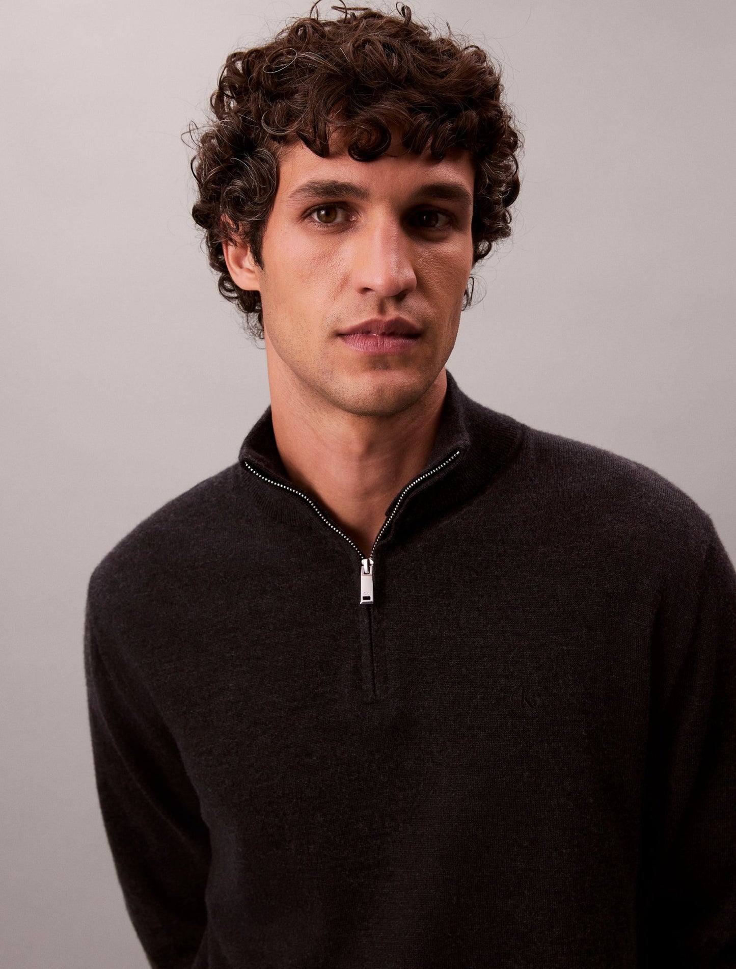 Calvin Klein Merino Quarter Zip Sweater - Matt O'Brien Fashions