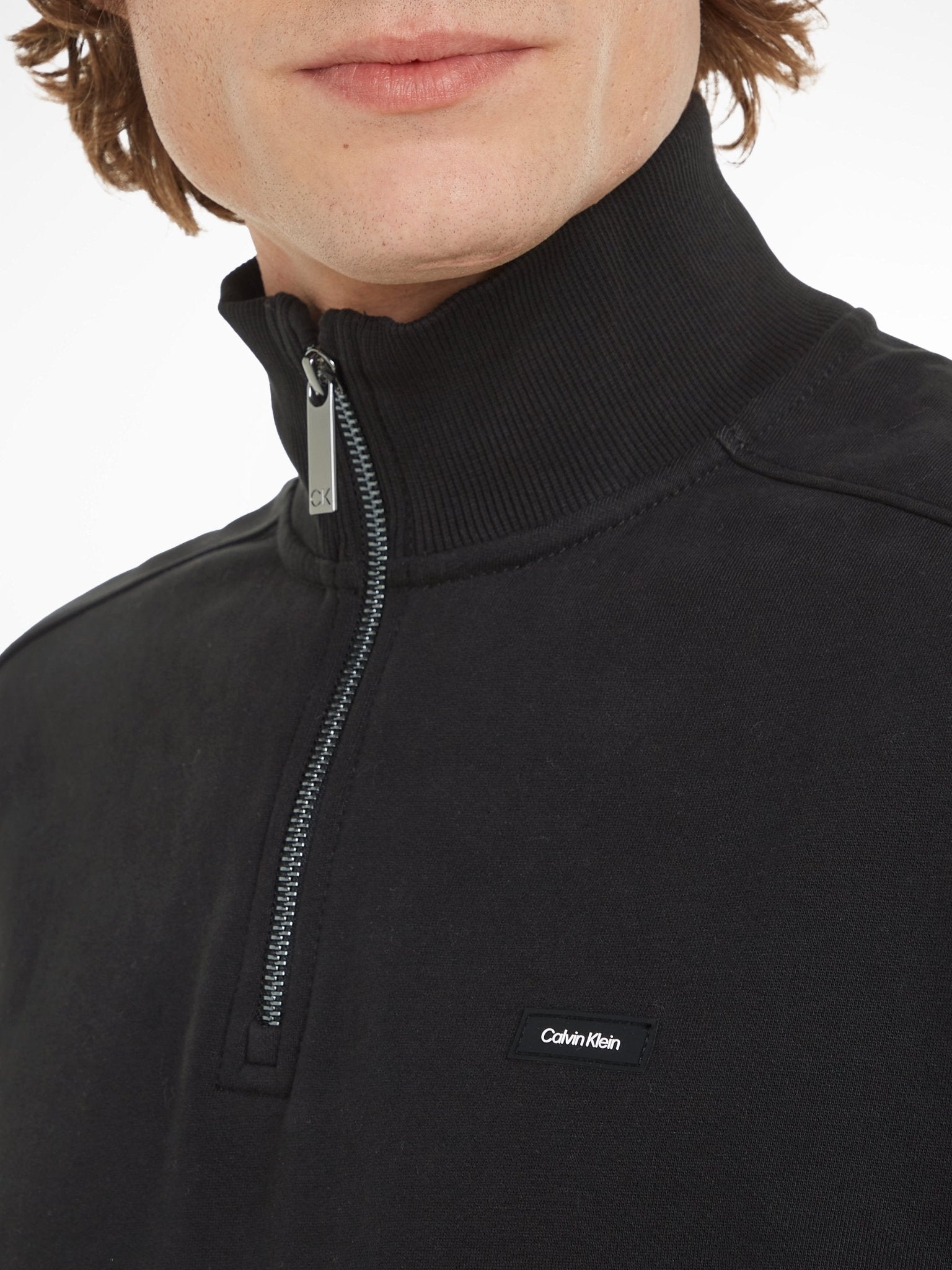 Calvin Klein Zip Neck Sweatshirt - Matt O'Brien Fashions