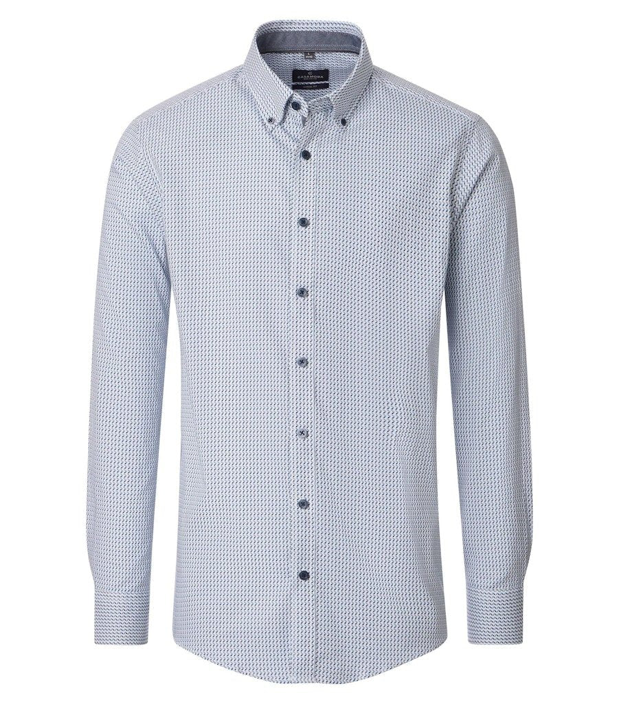 Casa Moda Comfort Fit Print Shirt - Matt O'Brien Fashions