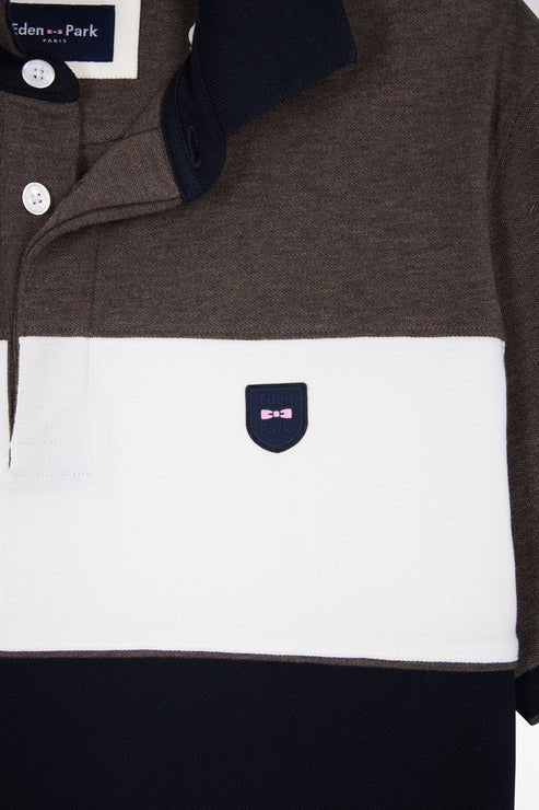 Eden Park Block Stripe Polo - Matt O'Brien Fashions