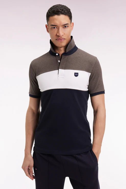 Eden Park Block Stripe Polo - Matt O'Brien Fashions