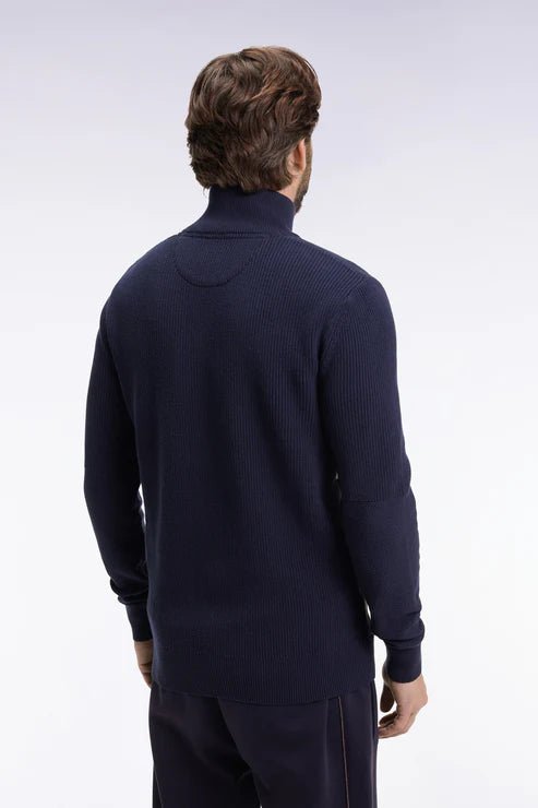 Eden Park Block Stripe Quarter Zip - Matt O'Brien Fashions