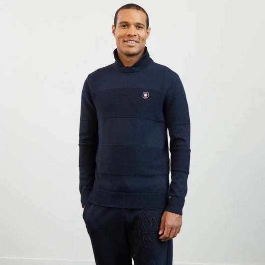 Eden Park Crew Neck Combination Knit - Matt O'Brien Fashions