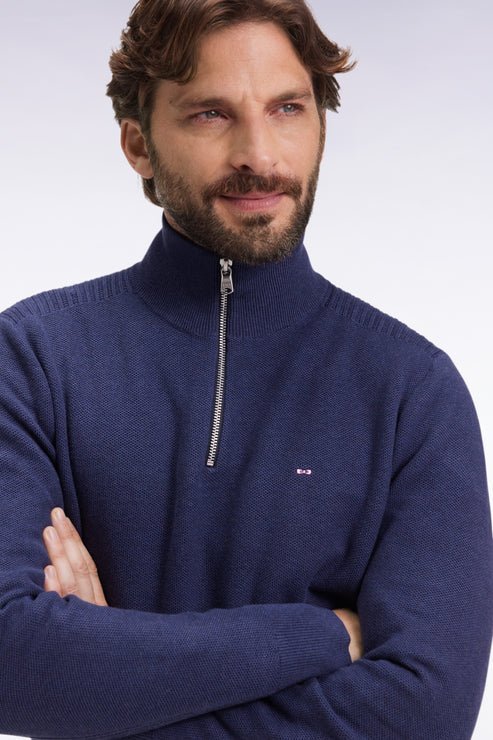 Eden Park Honeycomb Rib Quarter Zip - Matt O'Brien Fashions