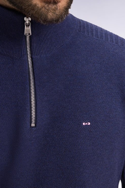 Eden Park Honeycomb Rib Quarter Zip - Matt O'Brien Fashions