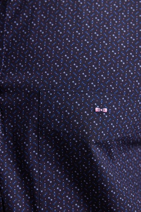 Eden Park Micro Bow Tie Print Shirt - Matt O'Brien Fashions