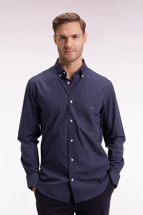 Eden Park Micro Bow Tie Print Shirt - Matt O'Brien Fashions