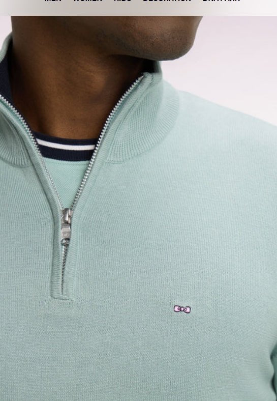Eden Park Quarter Zip Jumper - Matt O'Brien Fashions