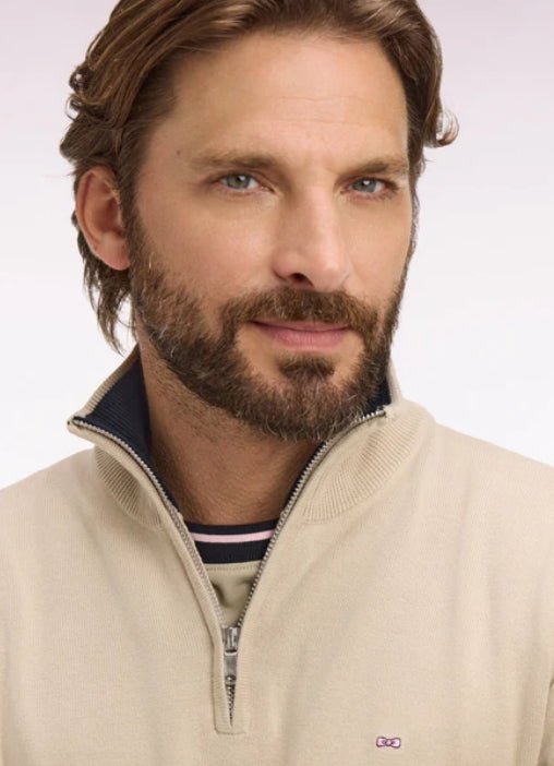 Eden Park Quarter Zip Jumper - Matt O'Brien Fashions