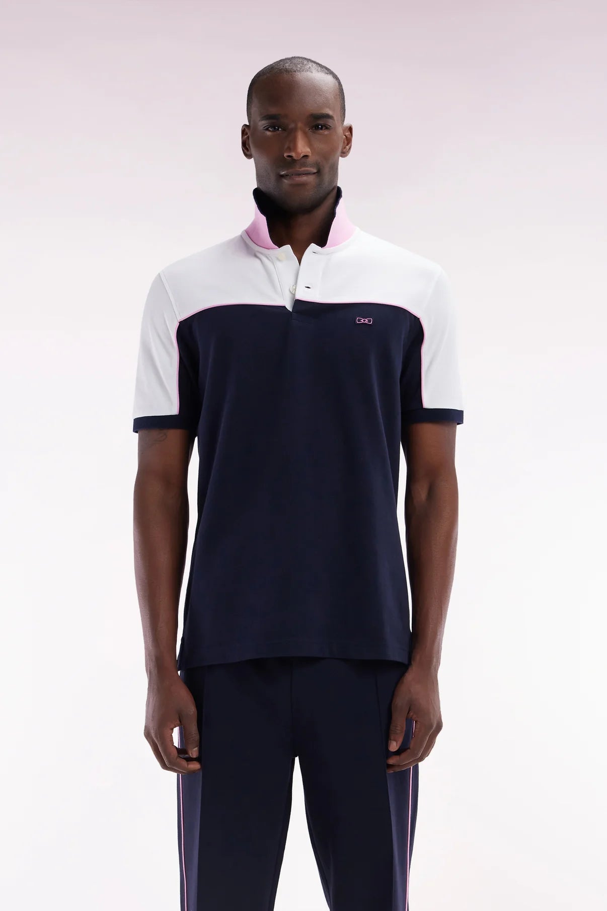 Eden Park Vitalite Colour Block Polo - Matt O'Brien Fashions