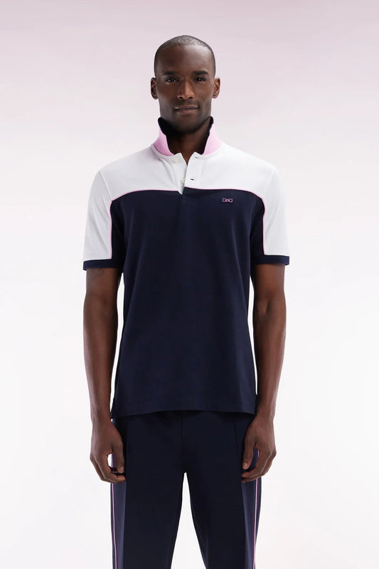 Eden Park Vitalite Colour Block Polo - Matt O'Brien Fashions