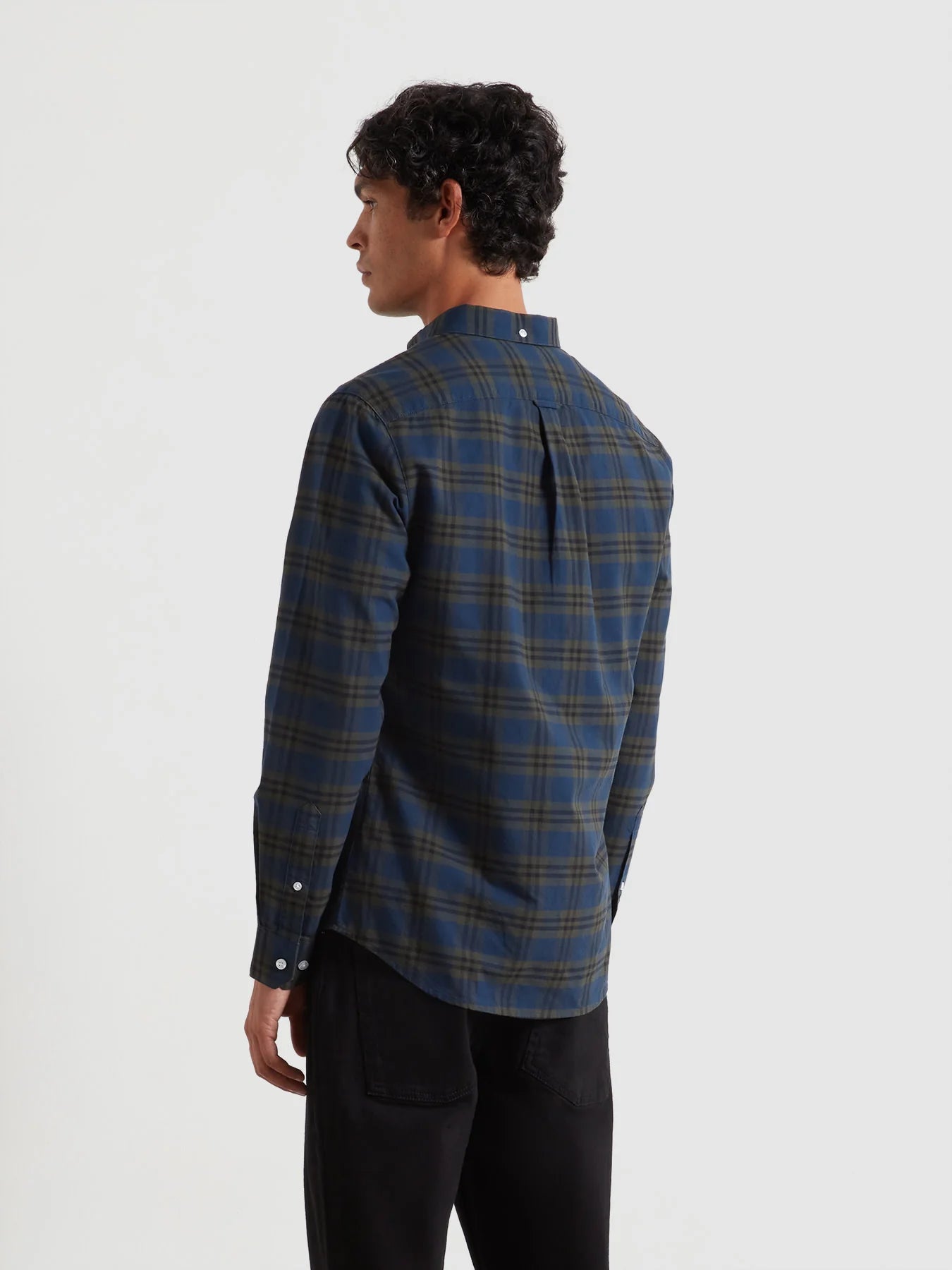 Farah Brewer Organic Check Oxford Shirt - Matt O'Brien Fashions