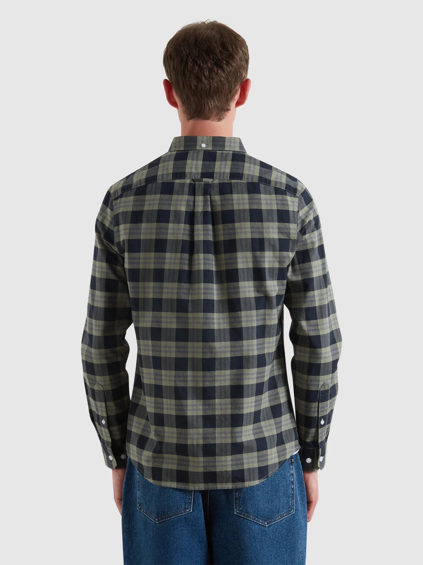 Farah Brewer Organic Check Oxford Shirt - Matt O'Brien Fashions