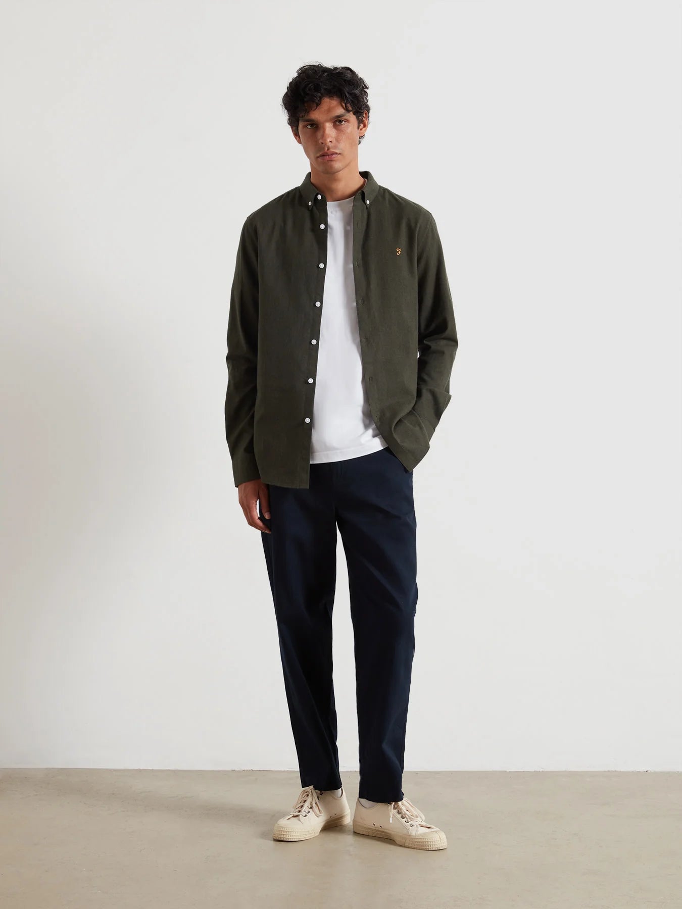 Farah Milners Plain Twill Shirt - Matt O'Brien Fashions