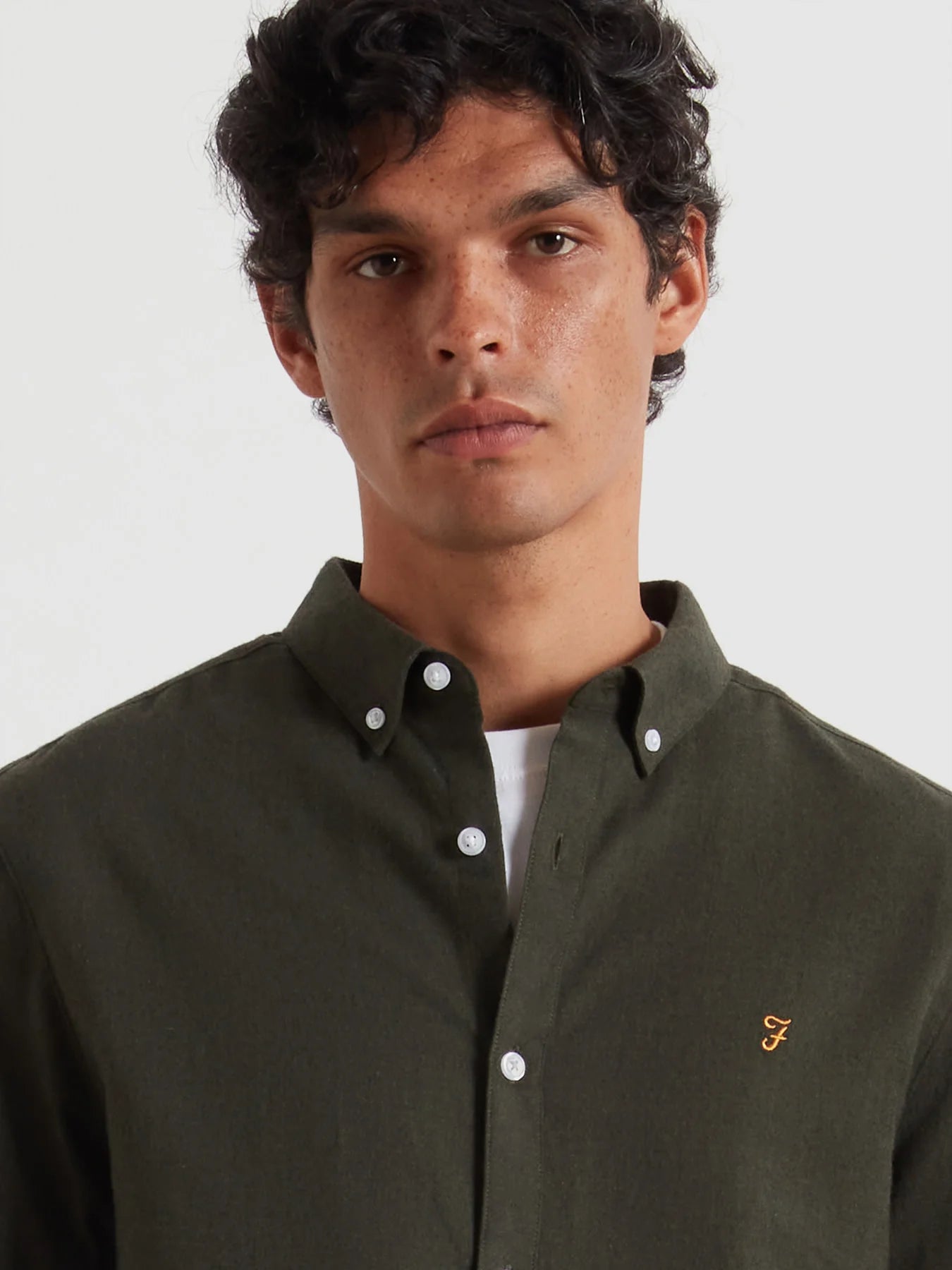 Farah Milners Plain Twill Shirt - Matt O'Brien Fashions
