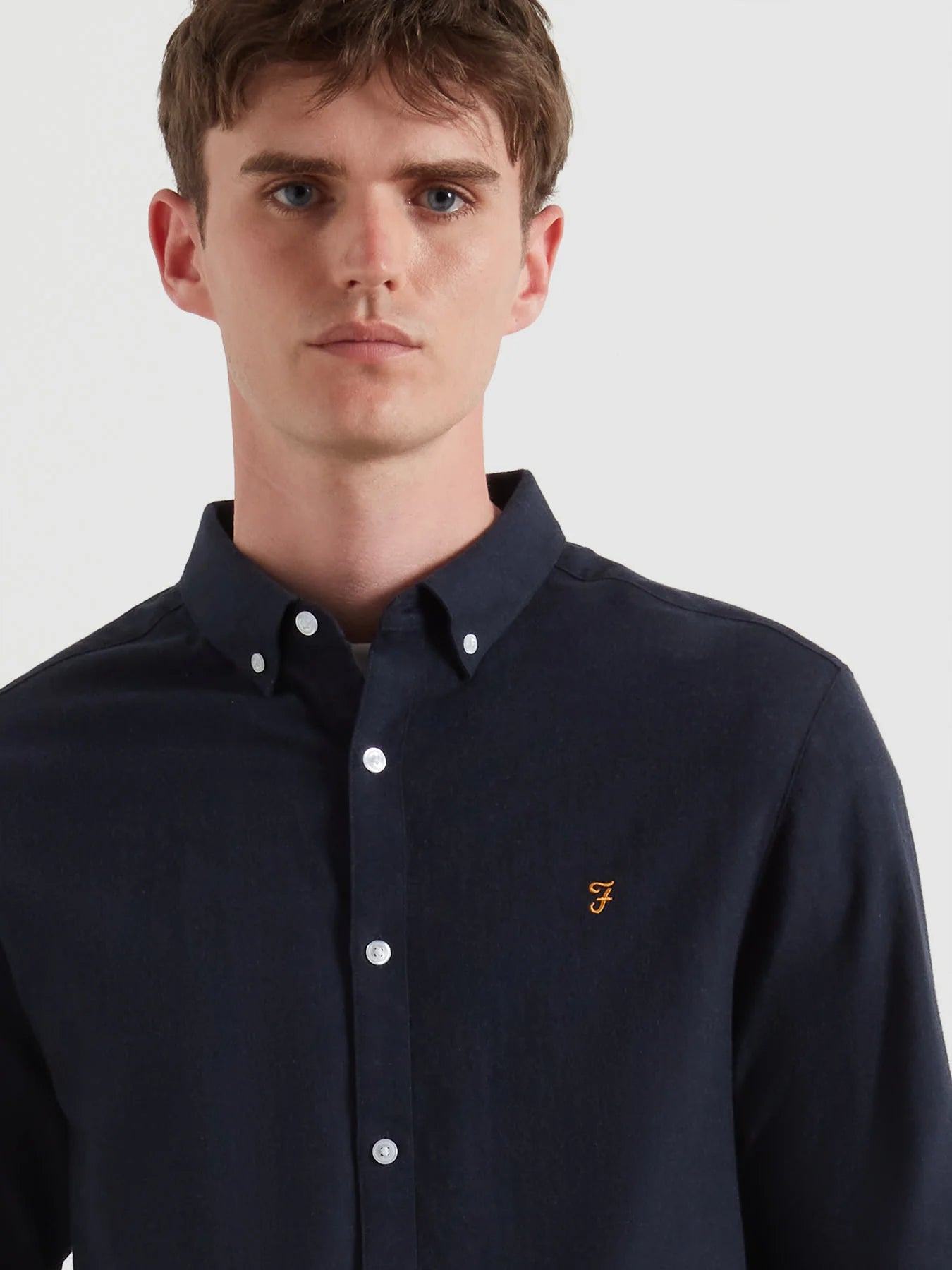 Farah Milners Plain Twill Shirt - Matt O'Brien Fashions