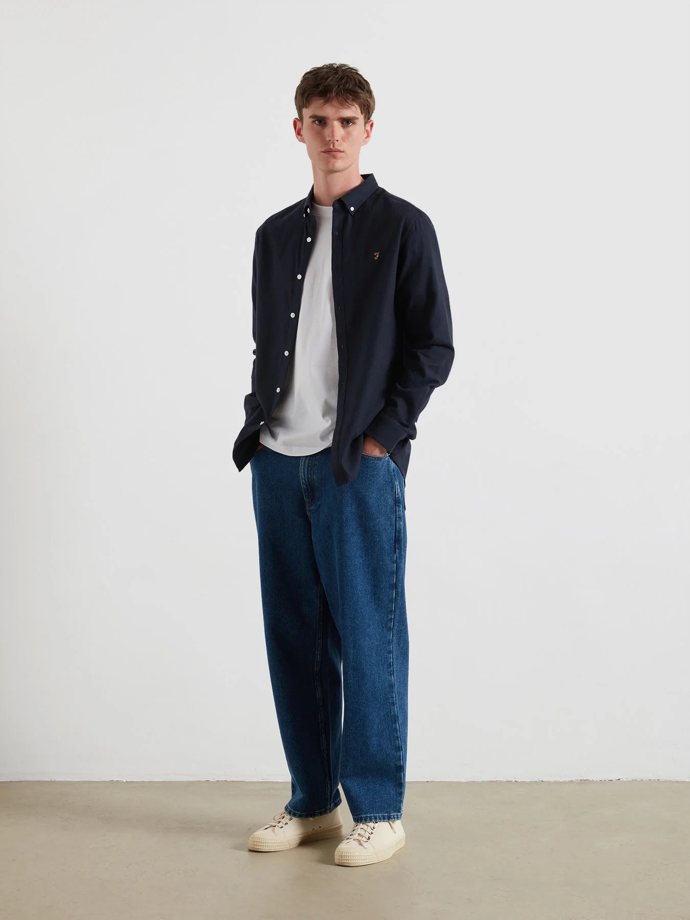 Farah Milners Plain Twill Shirt - Matt O'Brien Fashions