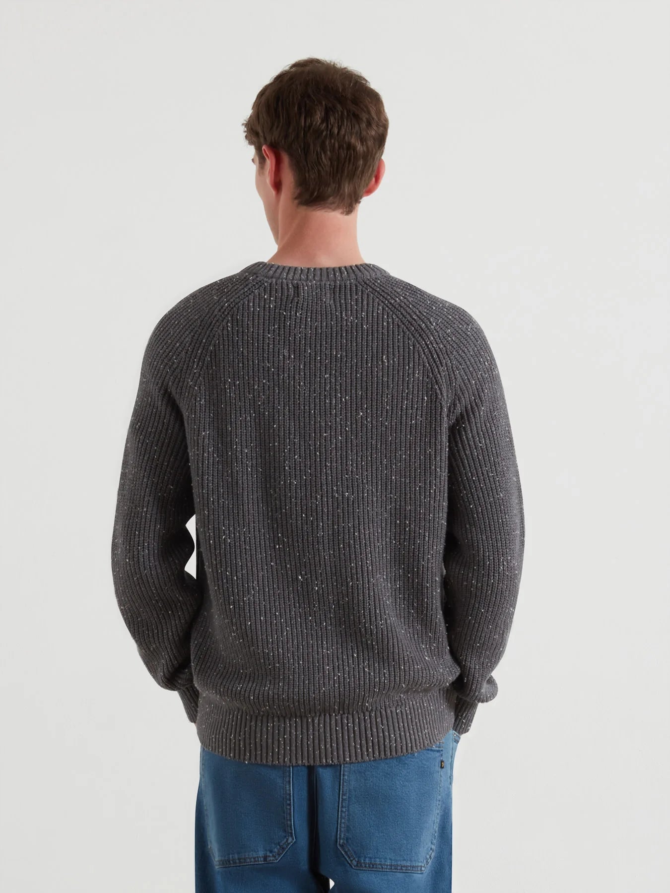 Farah Sage Nepped Crew Sweater - Matt O'Brien Fashions
