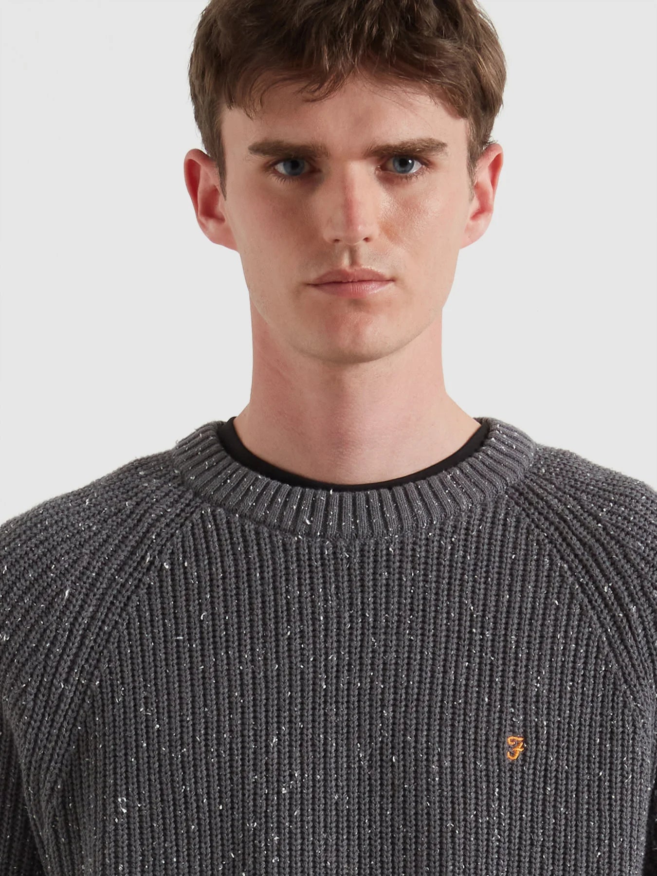 Farah Sage Nepped Crew Sweater - Matt O'Brien Fashions