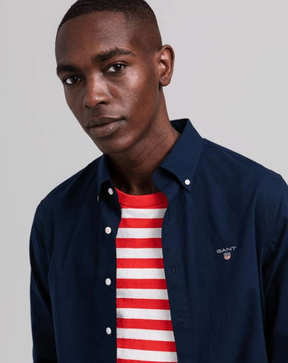 Gant Broadcloth Slim Shirt - Matt O'Brien Fashions