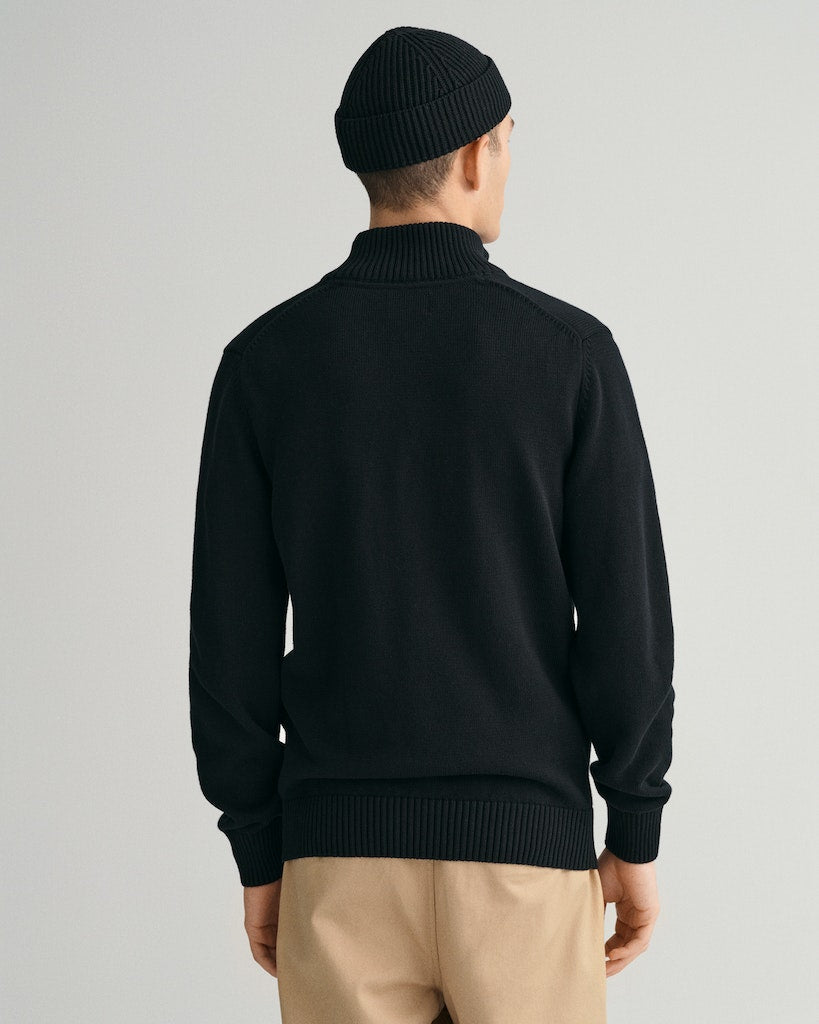 GANT Casual Cotton Half Zip Jumper - Matt O'Brien Fashions