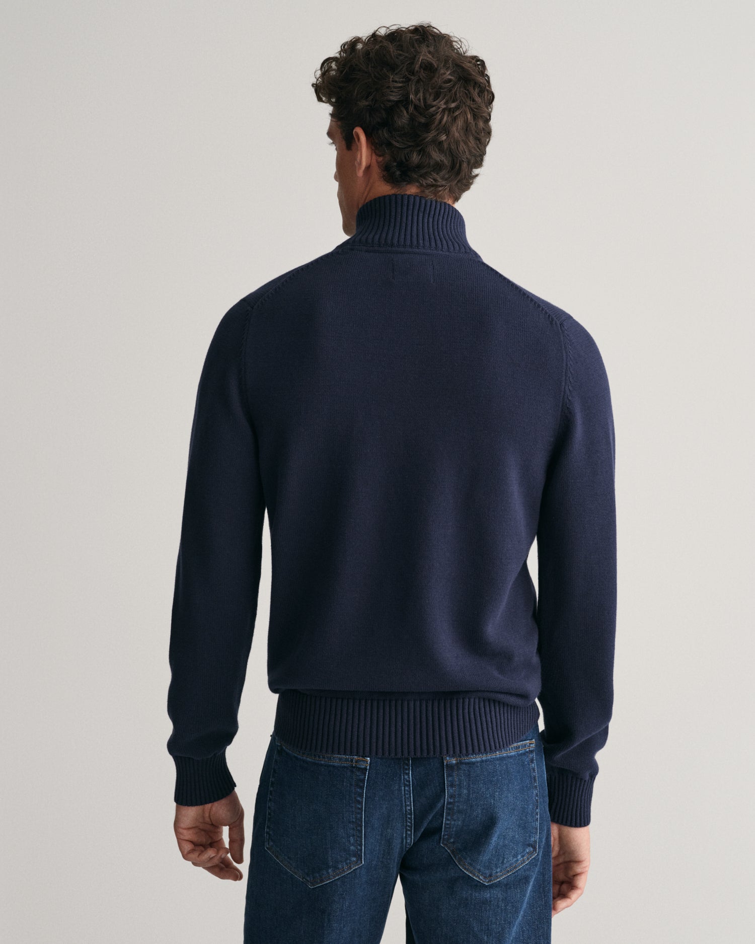 GANT Casual Cotton Half Zip Jumper - Matt O'Brien Fashions