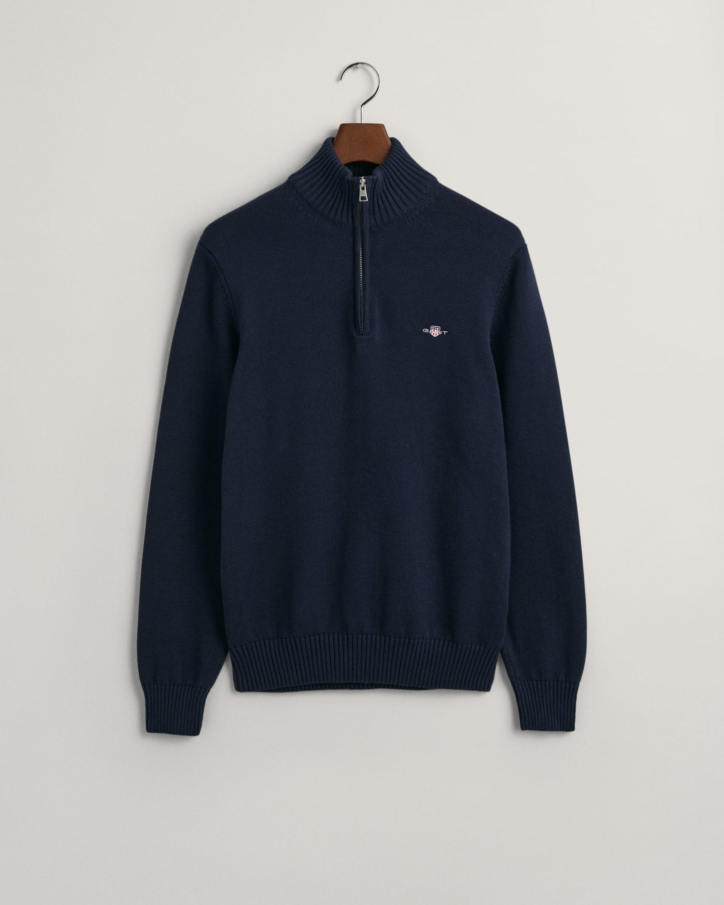 GANT Casual Cotton Half Zip Jumper - Matt O'Brien Fashions