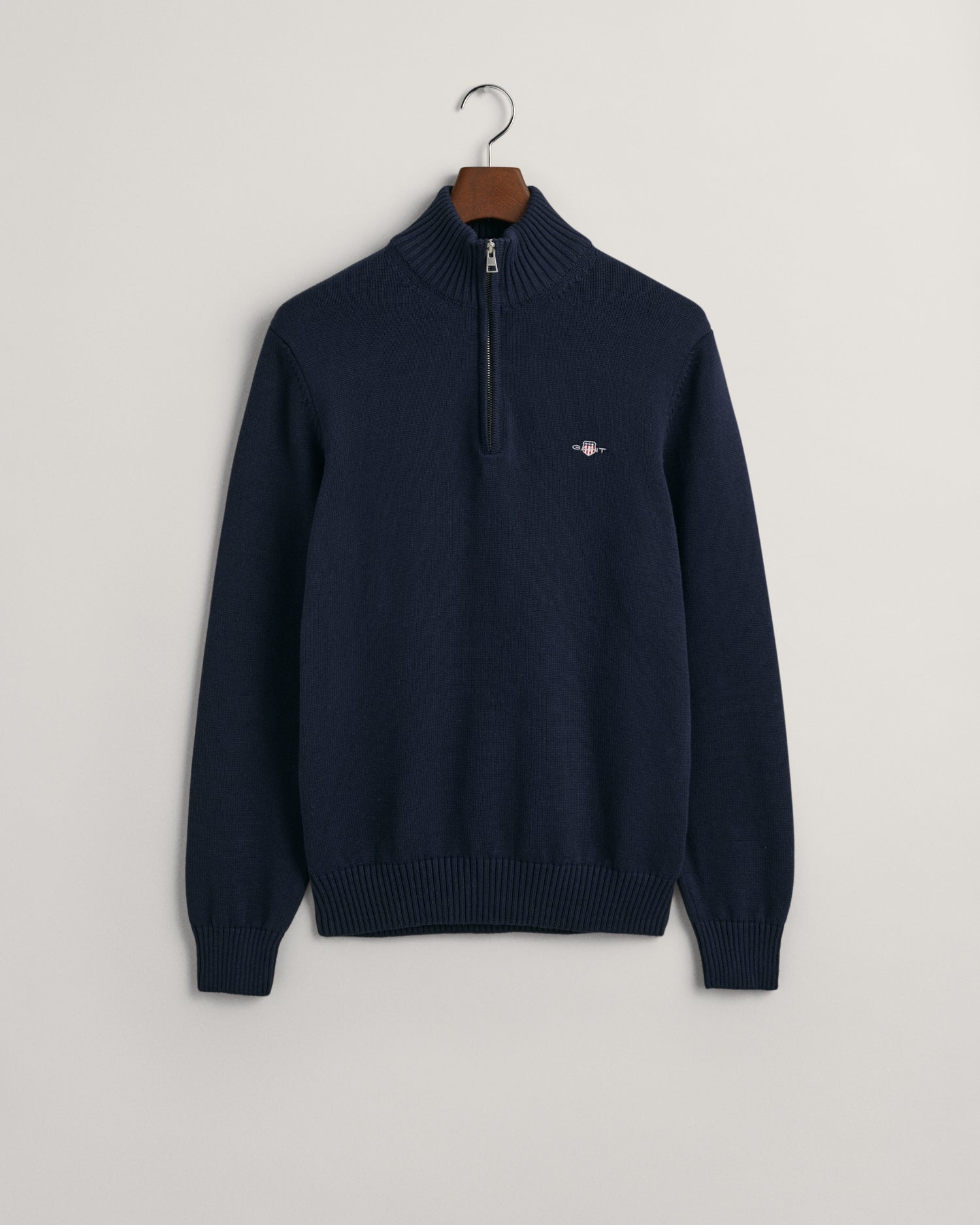 GANT Casual Cotton Half Zip Jumper - Matt O'Brien Fashions