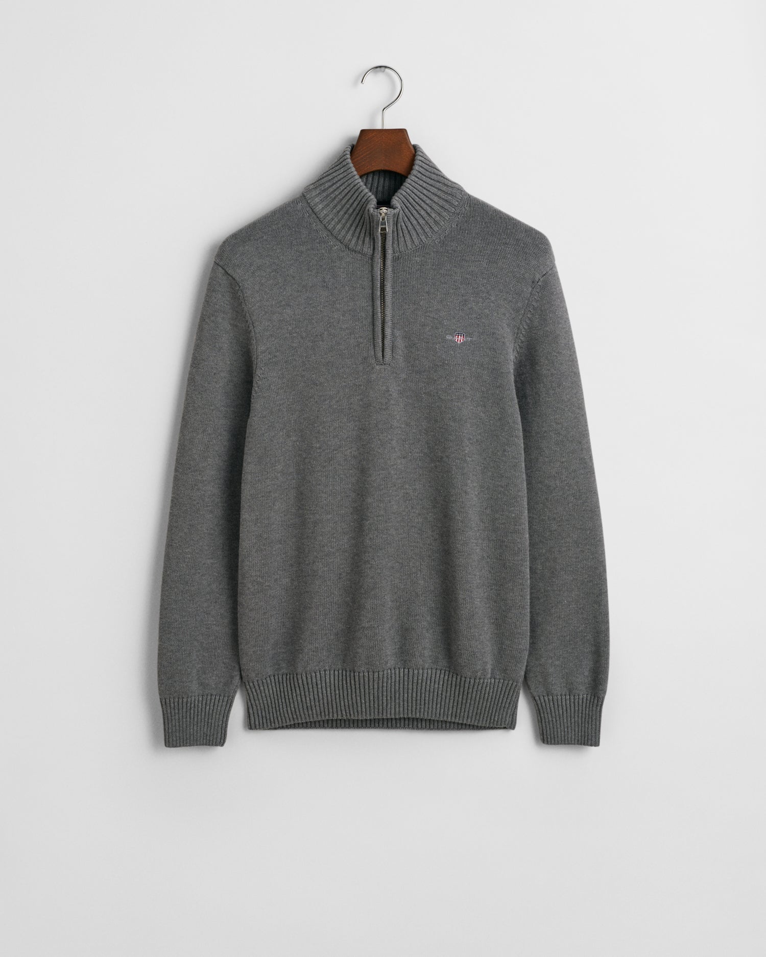 GANT Casual Cotton Half Zip Jumper - Matt O'Brien Fashions