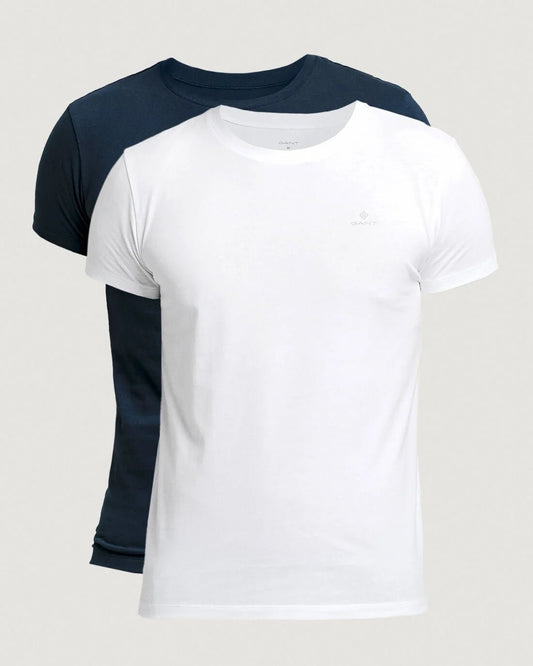 GANT Crew Neck T-Shirt Two Pack - Matt O'Brien Fashions