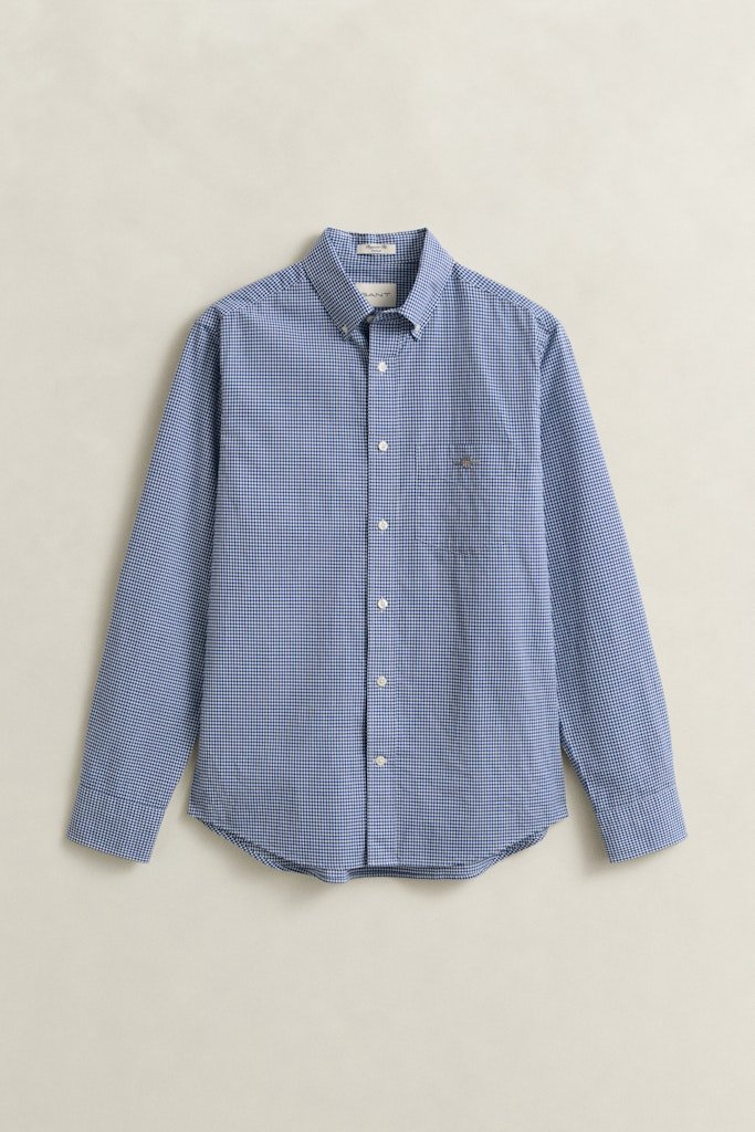 GANT Gingham Classic Poplin Shirt - Matt O'Brien Fashions