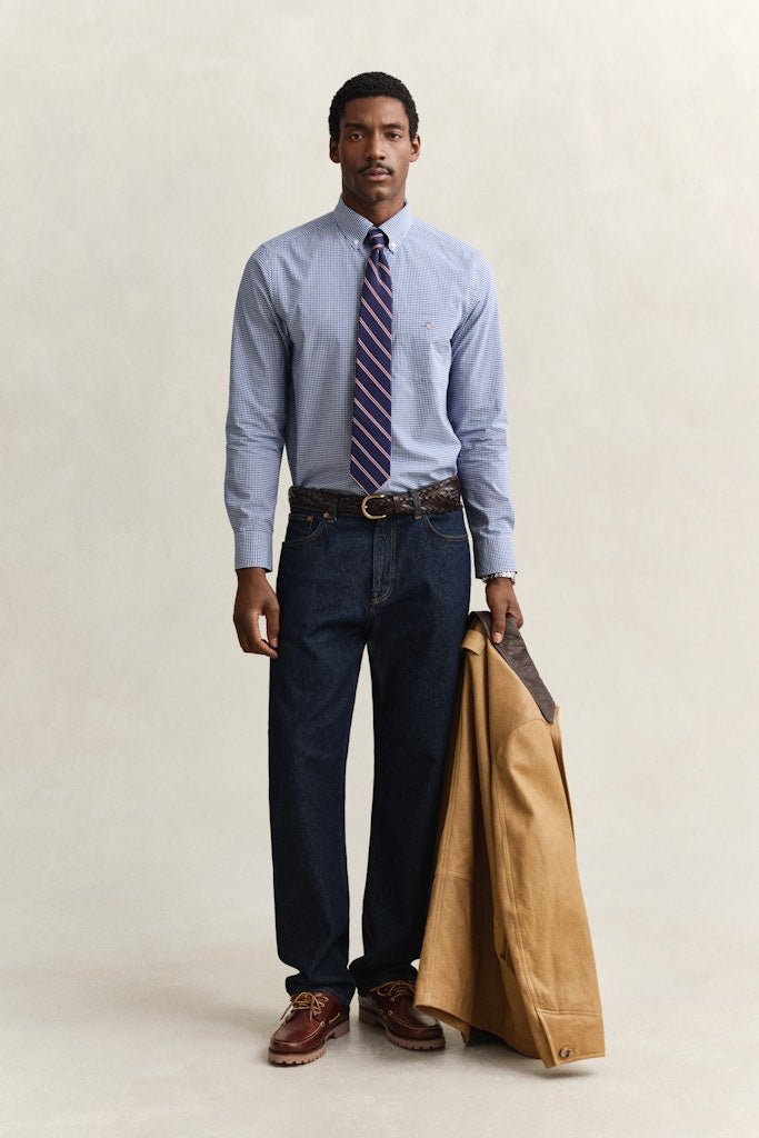 GANT Gingham Classic Poplin Shirt - Matt O'Brien Fashions
