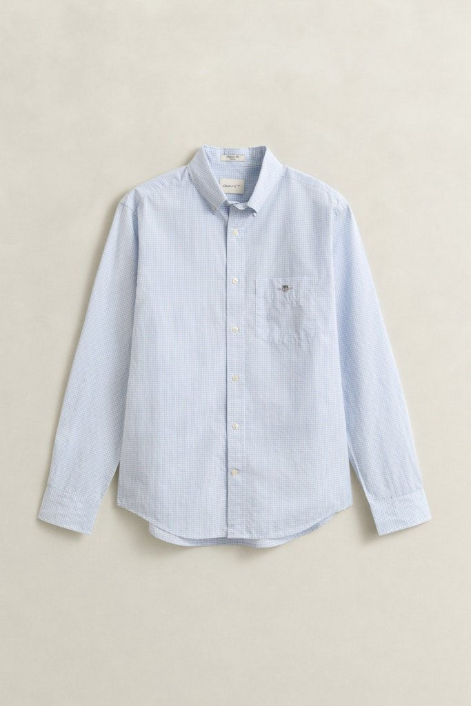GANT Gingham Classic Poplin Shirt - Matt O'Brien Fashions