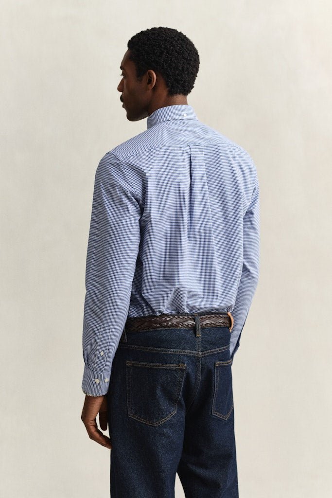 GANT Gingham Classic Poplin Shirt - Matt O'Brien Fashions