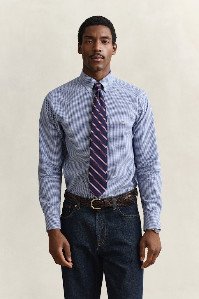 GANT Gingham Classic Poplin Shirt - Matt O'Brien Fashions