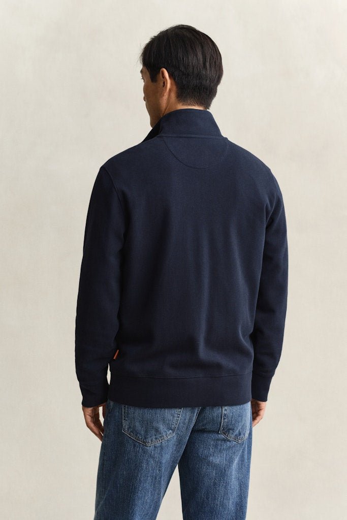 GANT Light Sacker Full Zip Sweatshirt - Matt O'Brien Fashions