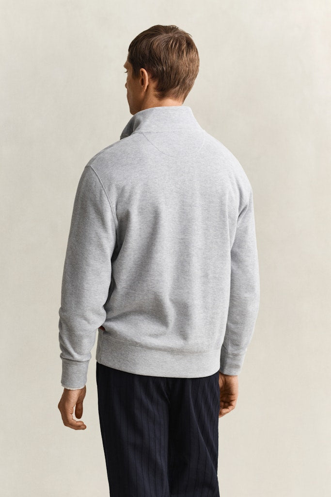 GANT Light Sacker Half Zip Sweatshirt - Matt O'Brien Fashions