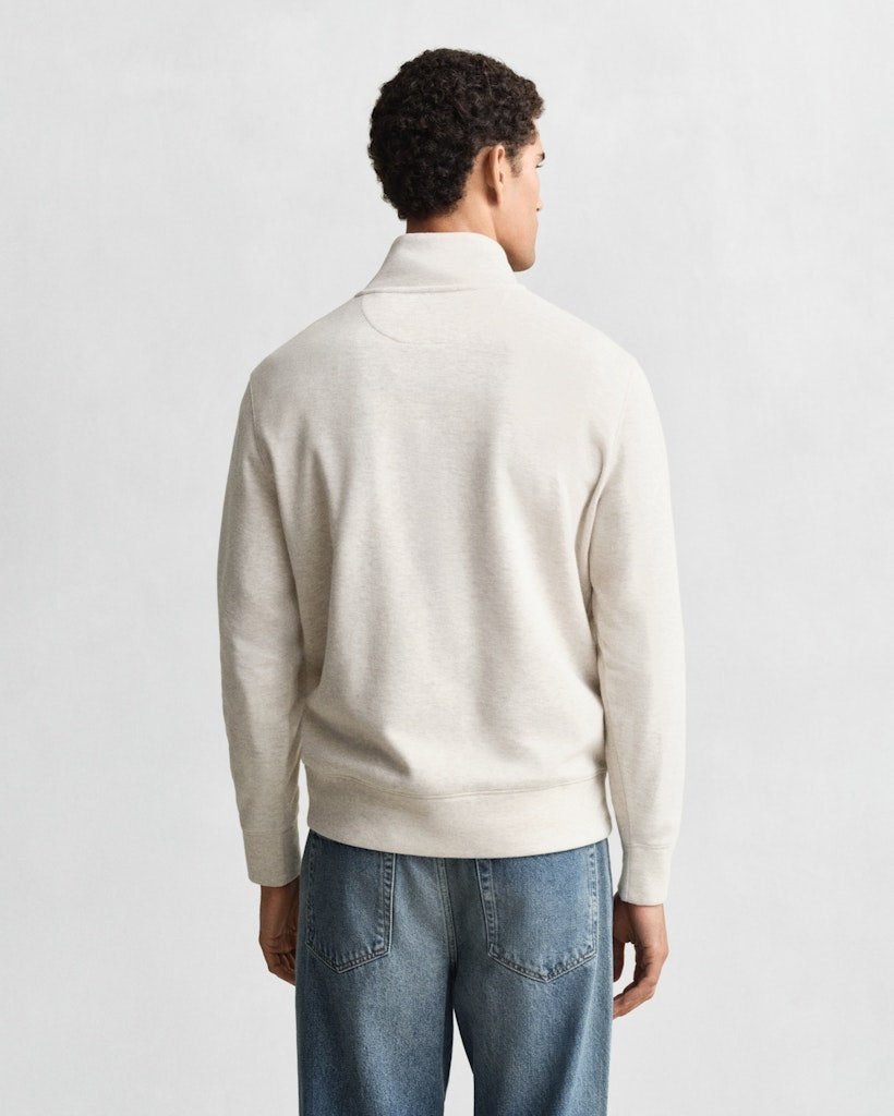 GANT Light Sacker Half Zip Sweatshirt - Matt O'Brien Fashions