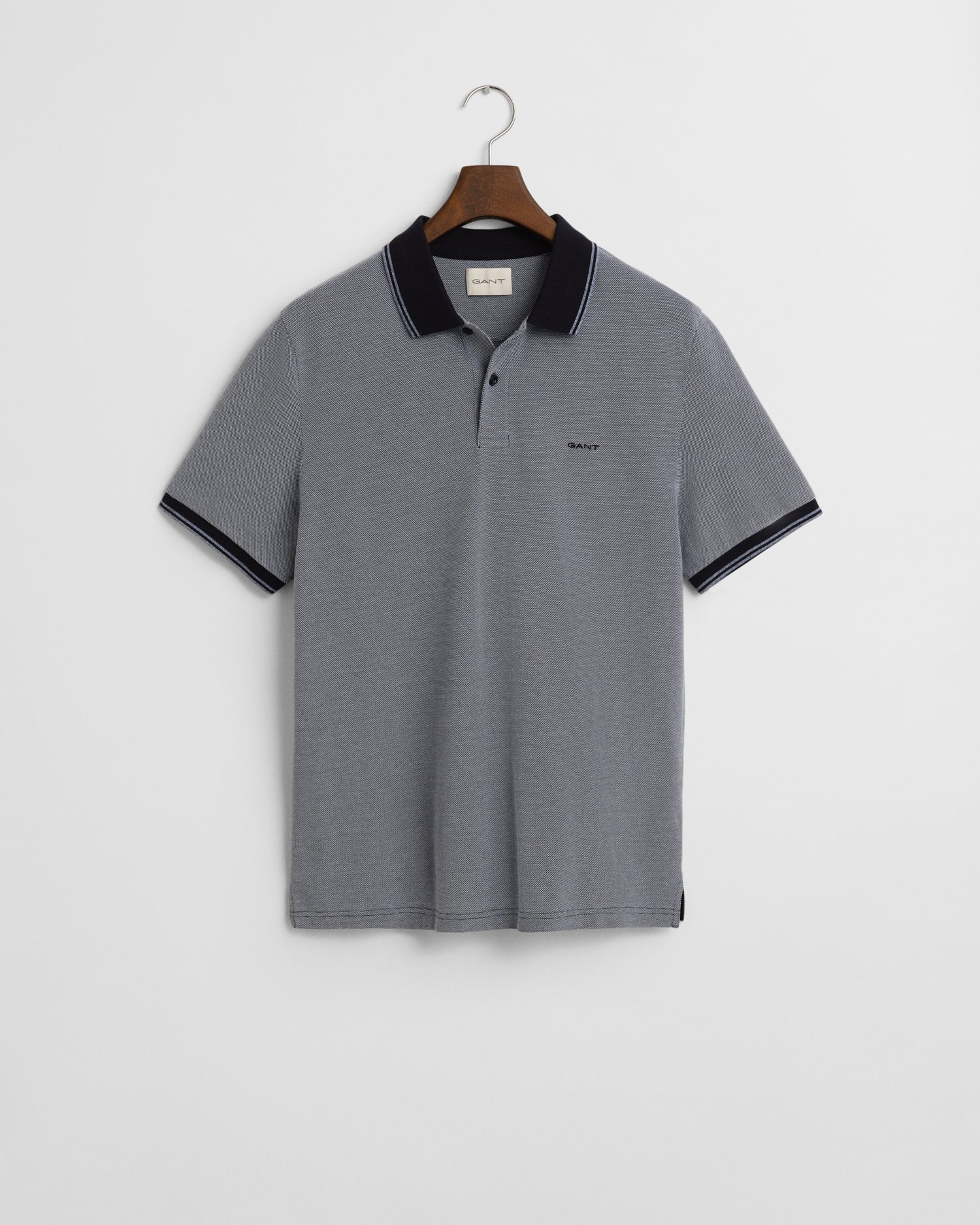 GANT Oxford Pique Short Sleeve Rugger - Matt O'Brien Fashions