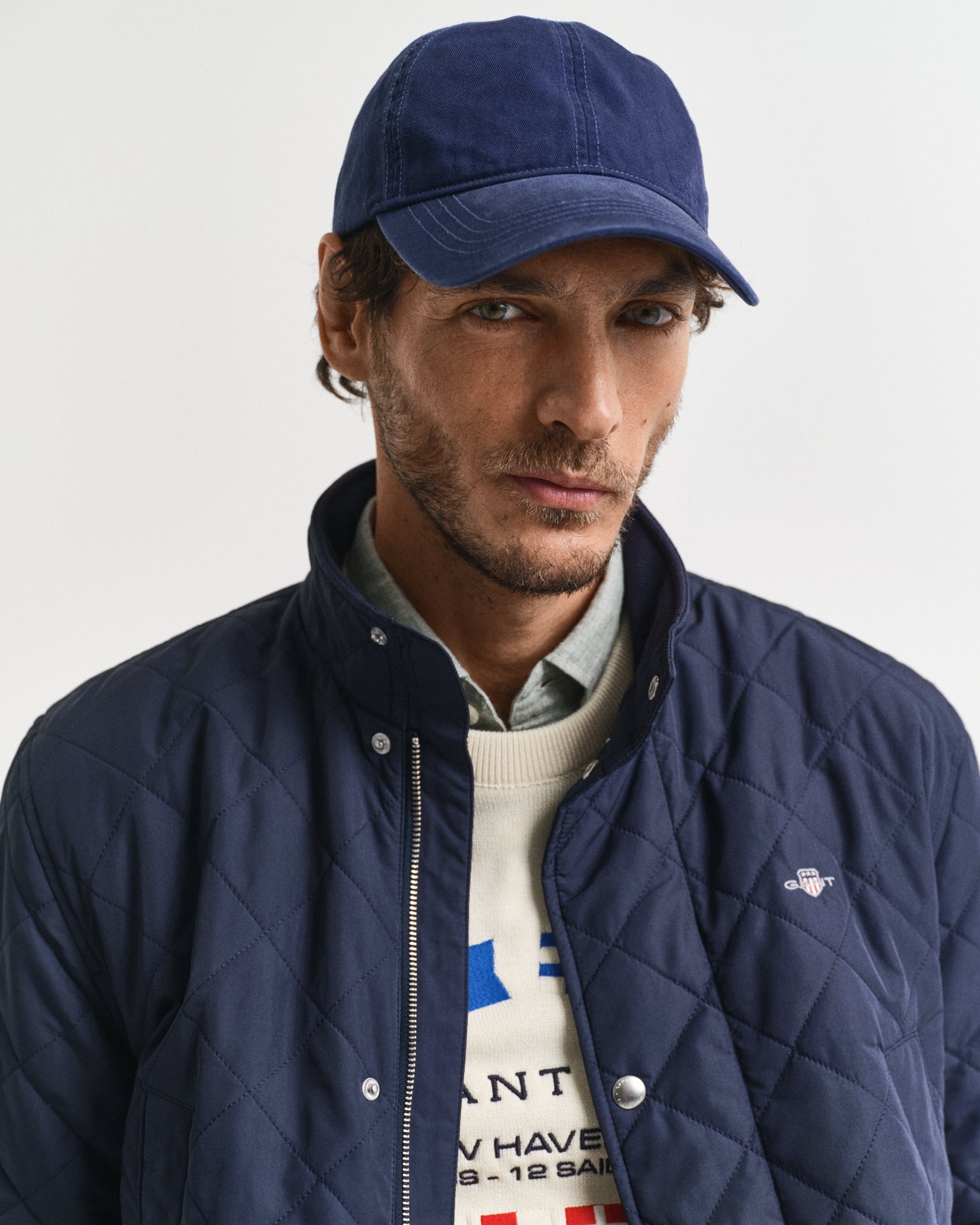 GANT Quilted Windcheater Mid Length Jacket - Matt O'Brien Fashions
