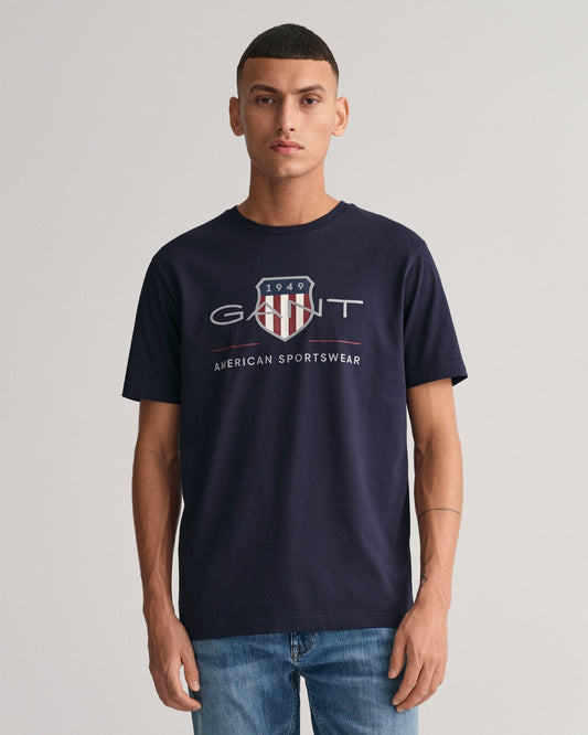 GANT Regular Archive Shield T - Shirt - Matt O'Brien Fashions